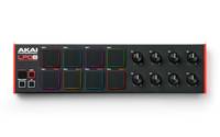 AKAI PROFESSIONAL - Akai LPD8 MKII - 8 Schlüssel - Tasten - Drehregler - Schwarz - Schwarz - Rot/Grün/Blau - USB-0