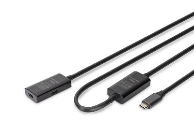 DIGITUS - Aktives USB 3.2 Gen1 5G Verlängerungskabel, USB-C - USB-C, 10m-0