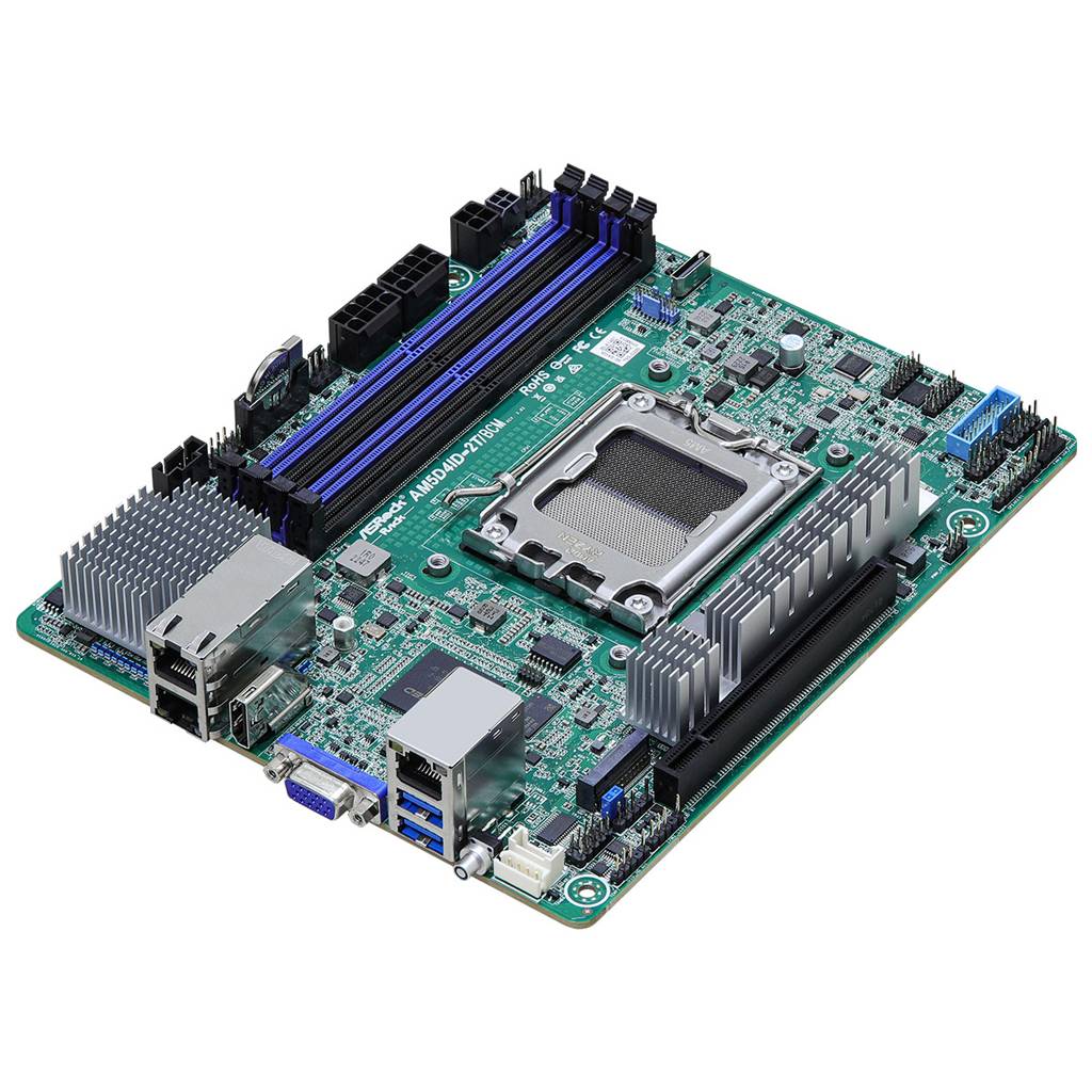 ASRock Mainboard AM5D4ID-2T/BCM mini-ITX Socket AM5 Single-2