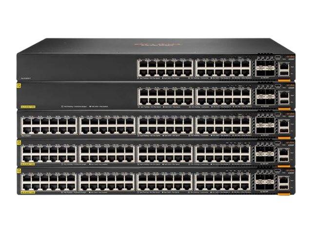HPE Aruba 6200M 24G 4SFP+ Switch - Switch - max. Stapelentfernung 10 km - L3 - managed - 24 x 10/100/1000 + 4 x 1 Gigabi-0