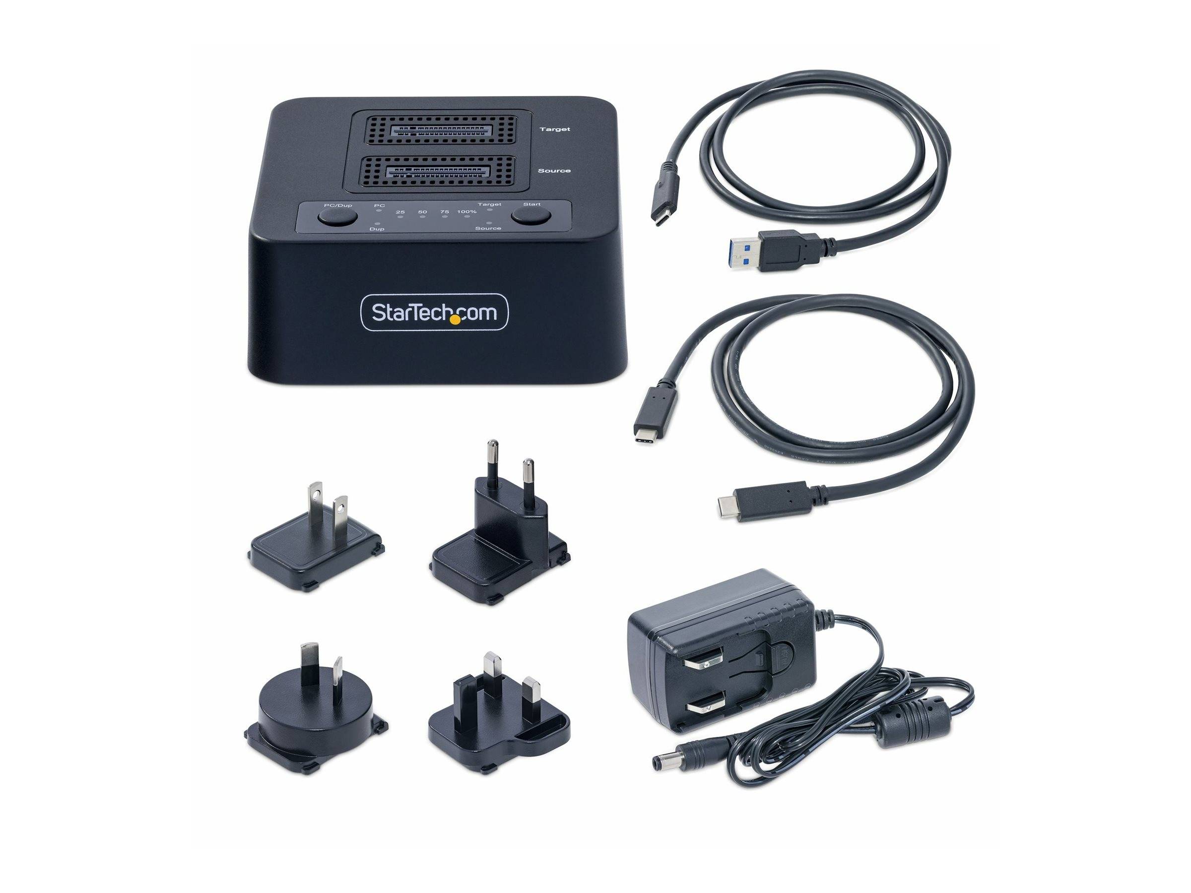 StarTech.com 1:1 Standalone M.2 NVMe Drive Duplicator and Dock - Solid State / Festplattenduplikator - 2 Schächte (PCIe-0