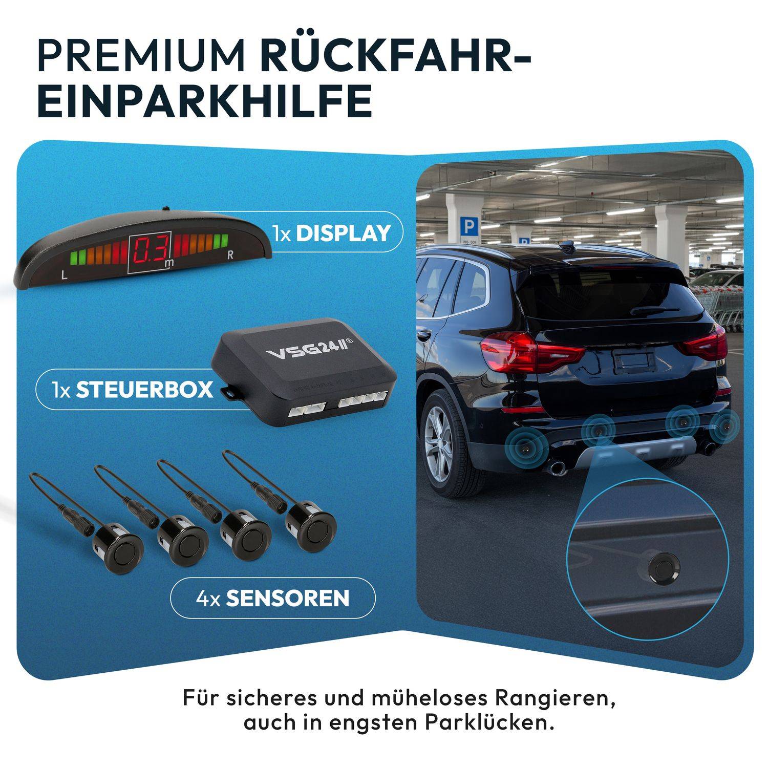 VSG24 Einparkhilfen ECHO PLUS Display-1