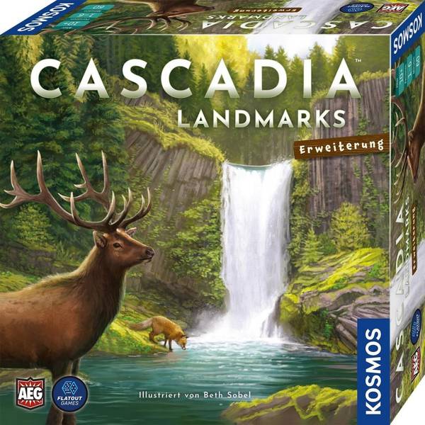 Kosmos Cascadia Landmarks, Brettspiel, Familie, 10 Jahr(e), 60 min