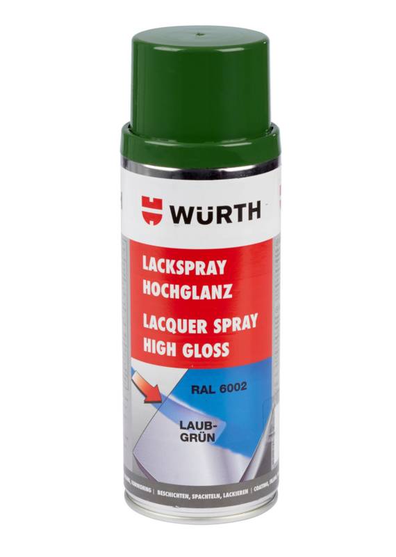 Würth Lackspray hochglanz LKSPR-RAL6002-LAUBGRUEN-400ML-0