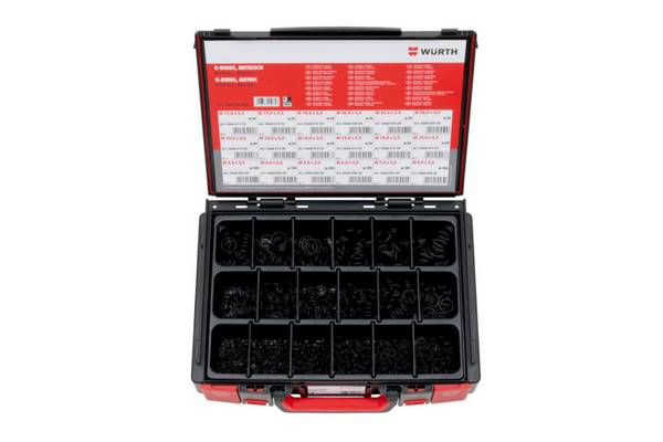 Würth O-Ring metrisch Sortiment 1.050-teilig im System-Koffer 4.4.1.