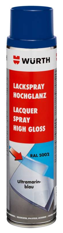 Würth Lackspray hochglanz LKSPR-RAL5002-ULTRAMARINBLAU-600ML-0