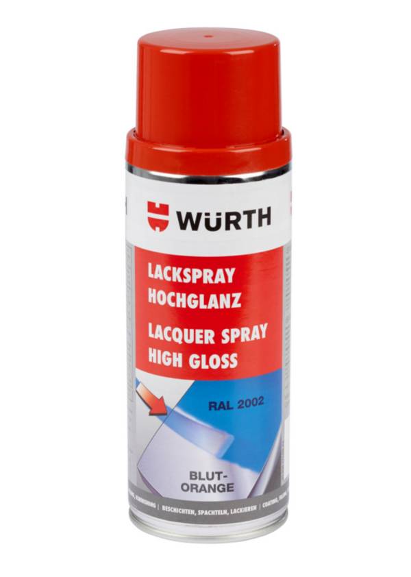 Würth Lackspray hochglanz LKSPR-RAL2002-BLUTORANGE-400ML