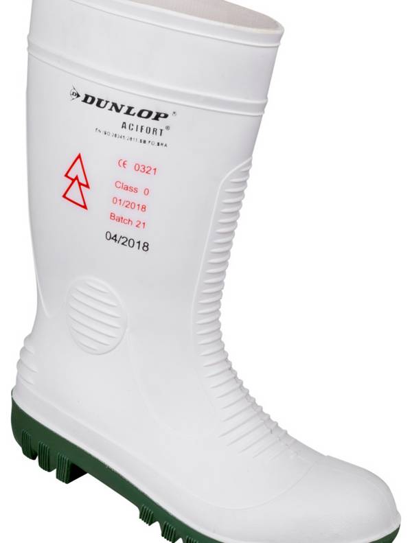 Würth Modyf Sicherheitsstiefel Dunlop Acifort SB EN 50321 DUN GUMMISTIEFEL SB 50321 WEISS 44/45