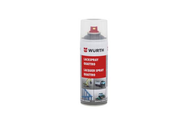 Würth Lackspray Quattro LKSPR-QUATTRO-DB7354-ARGENTITGRAU 400ML