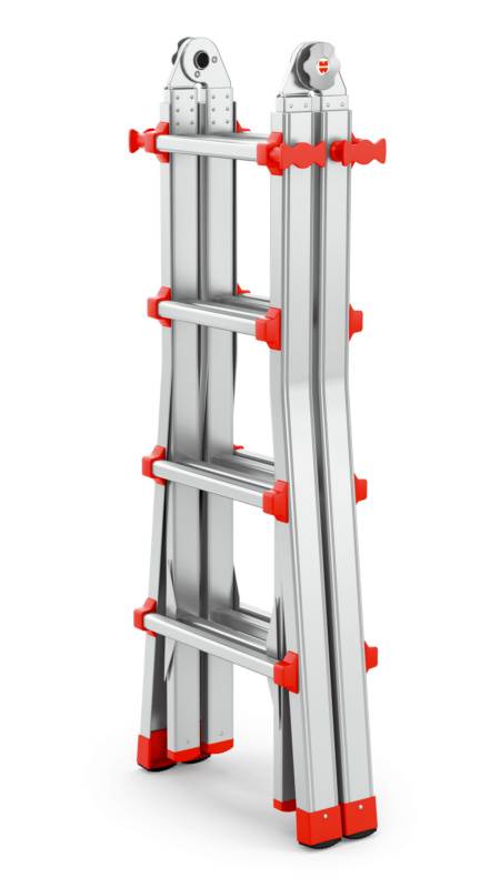 Würth Alu-Profi-Teleskopleiter TSKOPLEI-PROFI-ALU-4X4SPRO-0