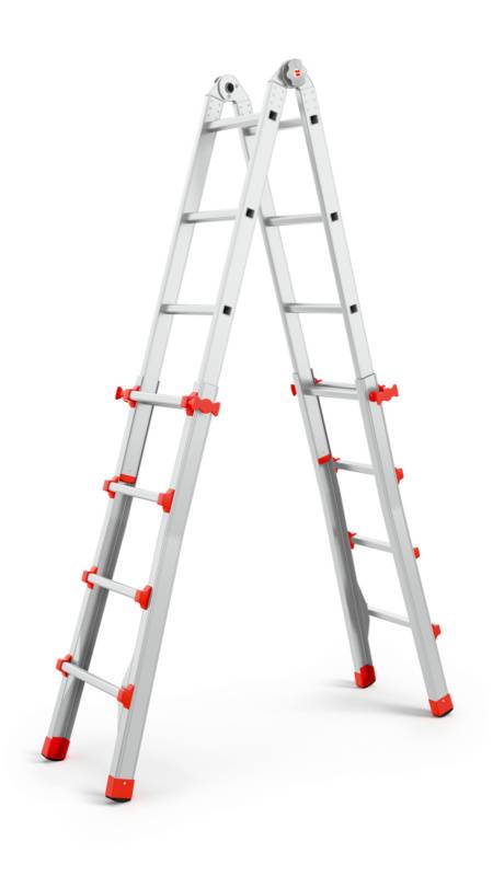 Würth Alu-Profi-Teleskopleiter TSKOPLEI-PROFI-ALU-4X4SPRO-2