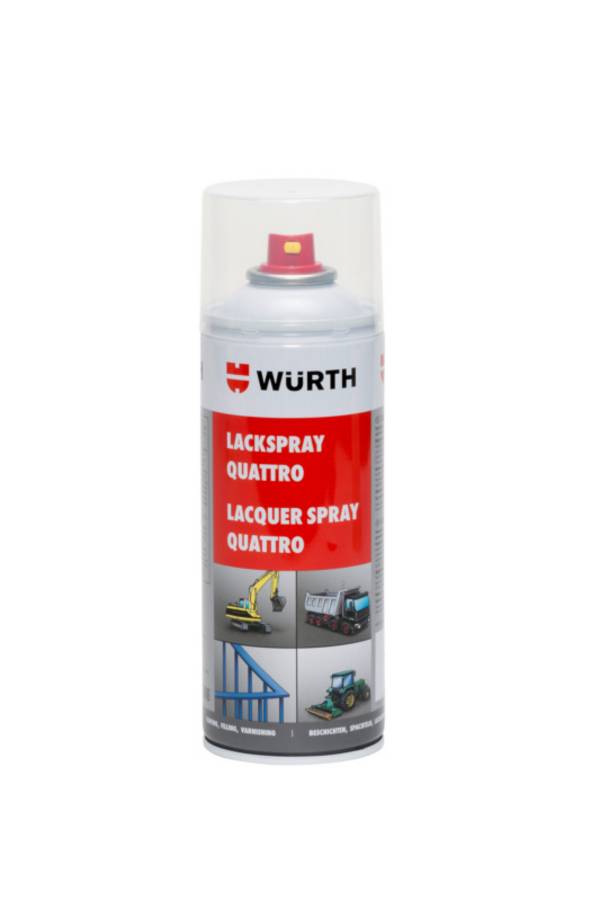 Würth Lackspray Quattro LKSPR-QUATTRO-R9003-SIGNALWEISS-400ML