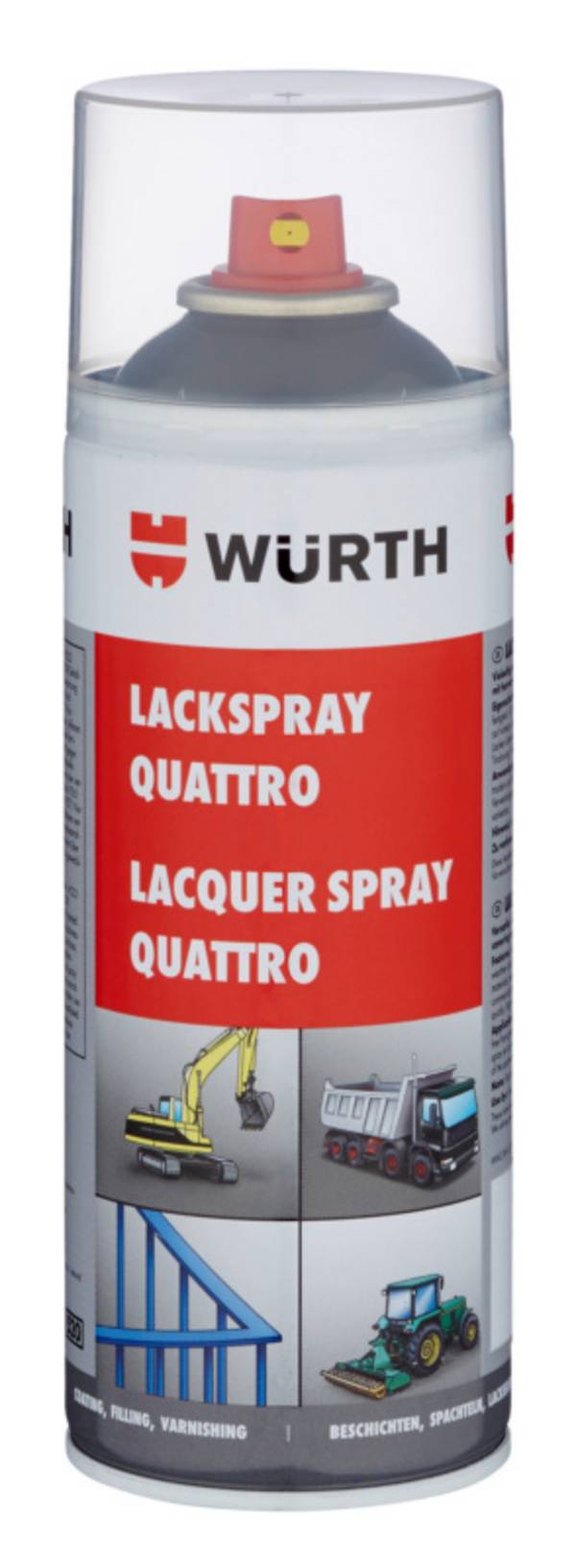 Würth Lackspray Quattro LKSPR-QUATTRO-MB7350-NOVAGRAU-400ML