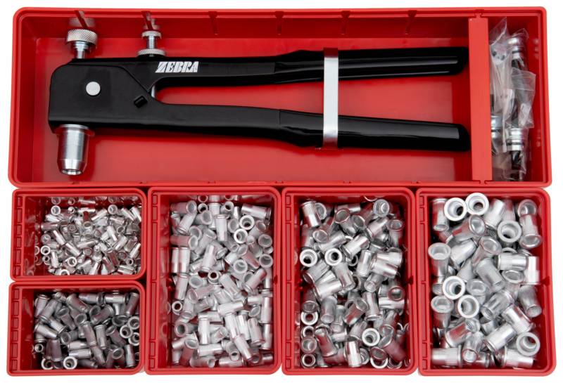 Würth Einnietmuttern Flachrundkopf Sortiment 506-teilig-0