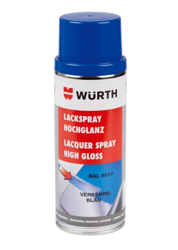 Würth Lackspray hochglanz LKSPR-RAL5017-VERKEHRSBLAU-400ML
