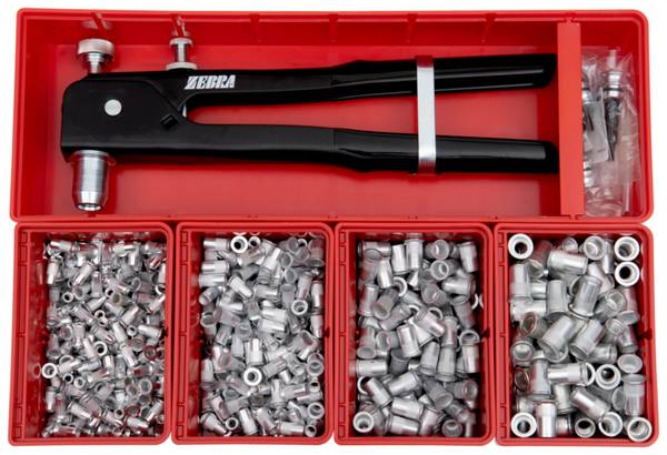 Würth Einnietmuttern Senkkopf Sortiment 605-teilig