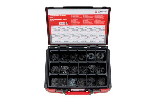 Würth Sicherungsringe Sortiment 1.050-teilig im System-Koffer 4.4.1.