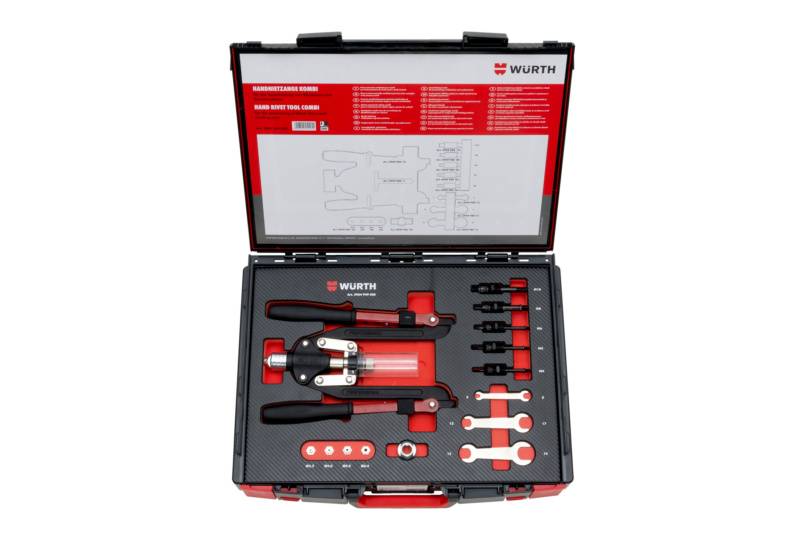 Würth Handnietzange Kombi Sortiment 15-teilig-0