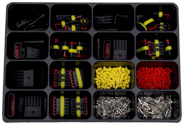 Würth Wasserdichte Steckgehäuse TE Superseal 1.5 Series Sortiment 440 Teile