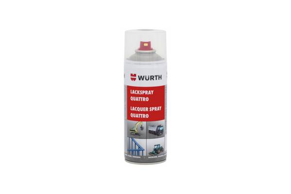Würth Lackspray Quattro LKSPR-QUATTRO-R7030-STEINGRAU-400ML
