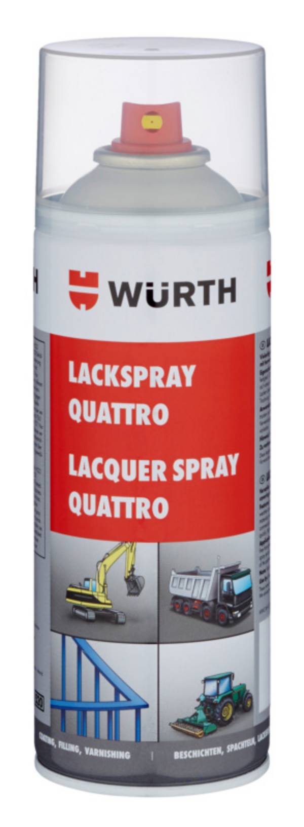 Würth Lackspray Quattro LKSPR-QUATTRO-R7035-LICHTGRAU-400ML
