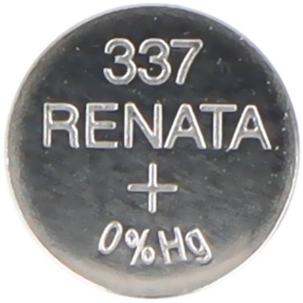 Renata Silberoxid Knopfzelle 337, SR416SW Batterie, 1 Stück