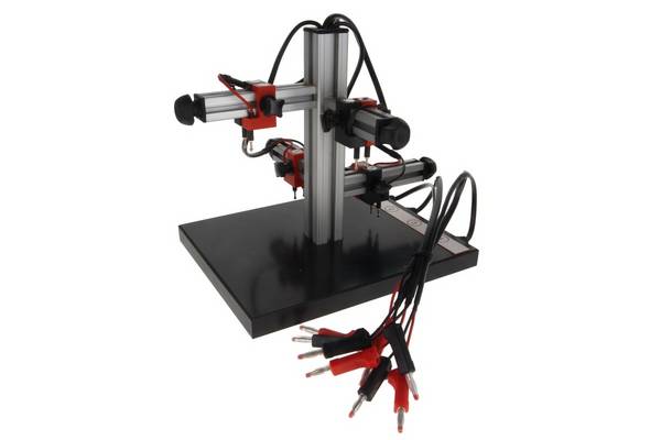 Universelle Akkuladehalterung für 4 Akkublöcke mit 4mm Sicherheitsstecker