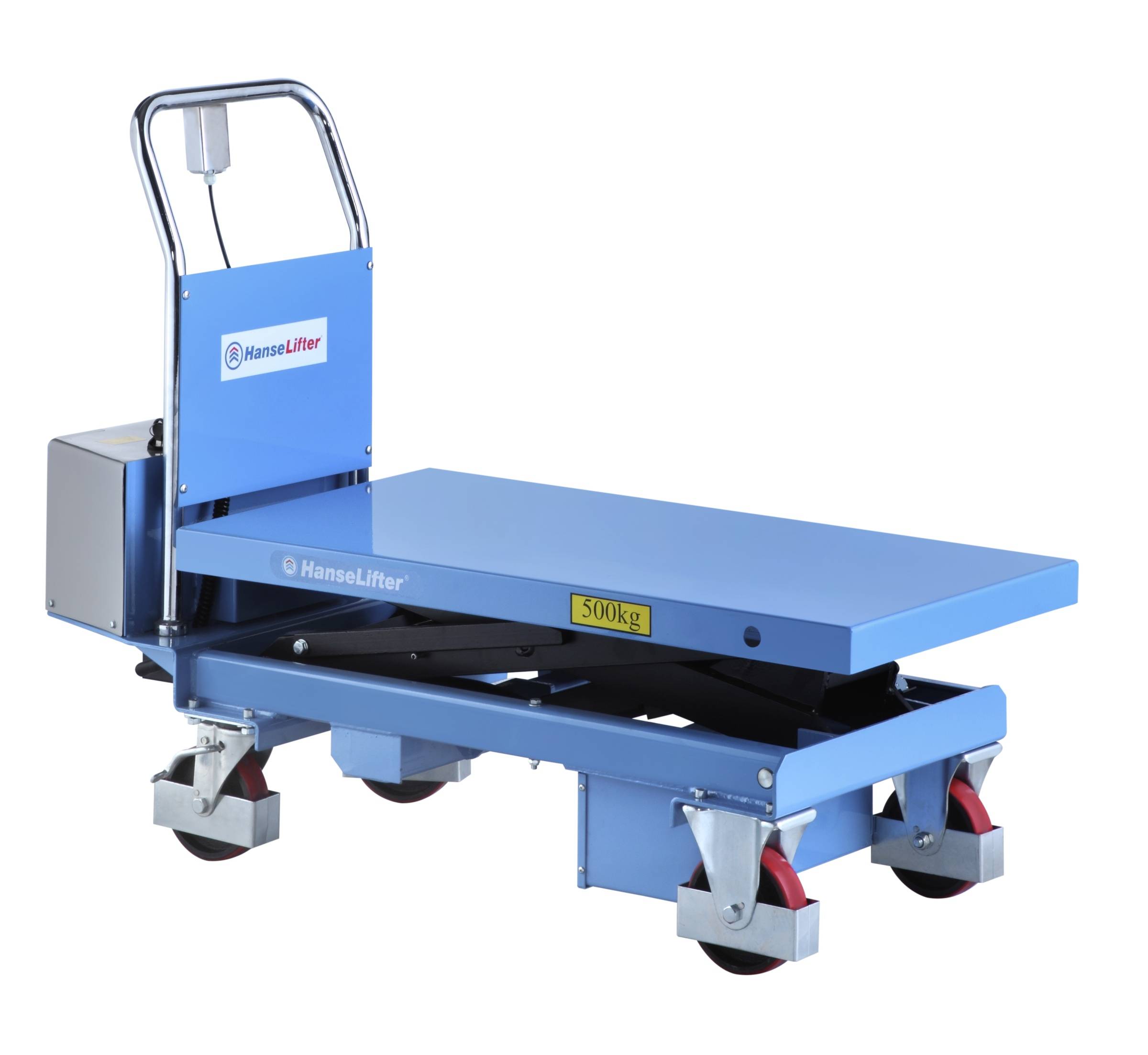 Scherenhubtischwagen Trgf.350kg Hubber.370-1330mm Einfachschere Elektro-1