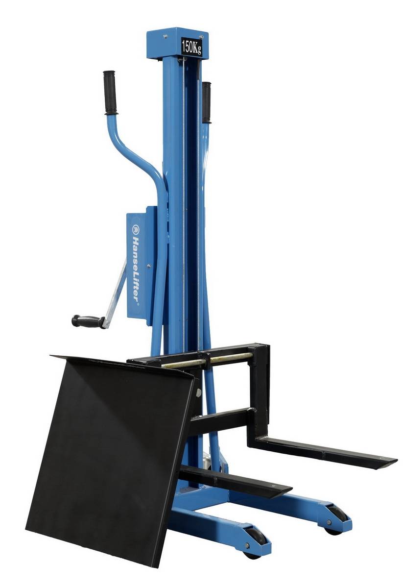 Hanselifter Handwindenstapler HWHH150 Hubhöbe bis 1100mm Tragkraft 150kg-1