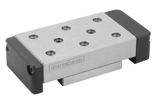 Norelem 21068-040065, Präzisionsschlitten, wälzgelagert, Grauguss