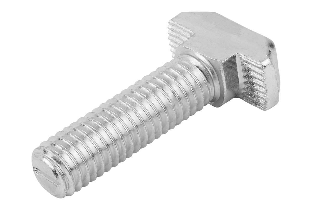 Norelem 07094-1008030X30, Hammer-Kopf-Schraube, Stahl, verzinkt-1