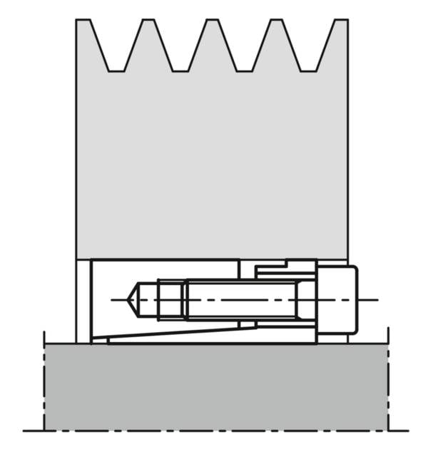 Norelem 23351-1947, Schlüssellose Verriegelungskupplung, Stahl