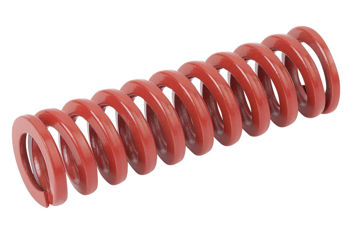 Norelem 26002-1005076, Druckfeder, Chrom-Silizium-Stahl, rot-0