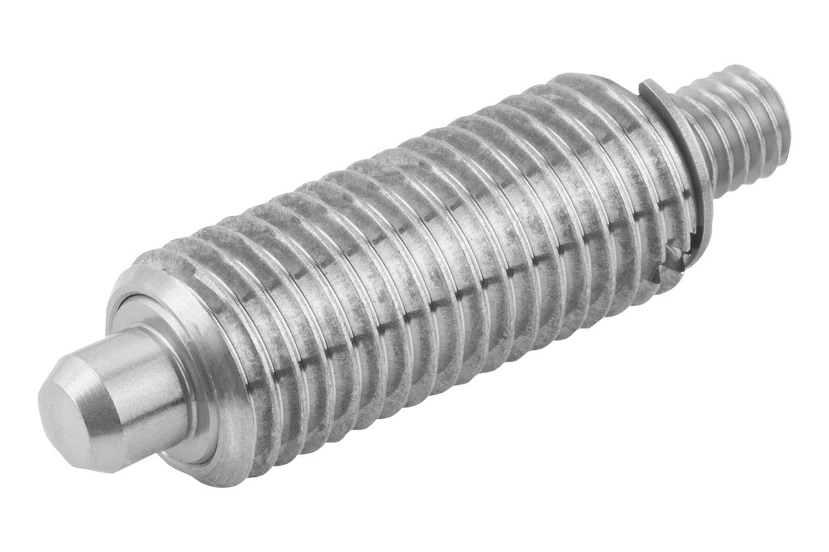 Norelem 03096-01308, Indexierungsstößel, ohne Sperrschlitz, Edelstahl, gehärtet-1