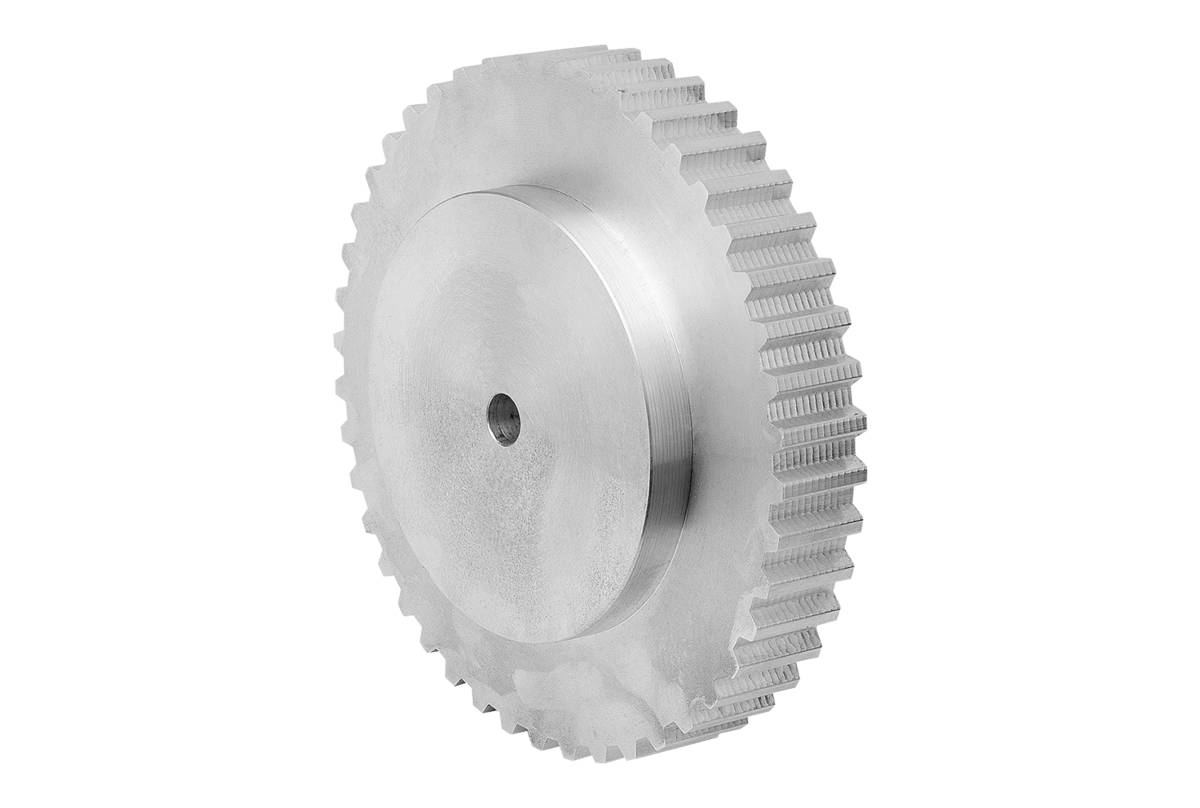 Norelem 22002-101644, Verzahnte Riemenscheibe, Aluminium, blank-0