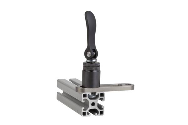 Norelem 10500-00200808, Exzenter-Klammer-Modul, Stahl, schwarz, schwarz oxidiert