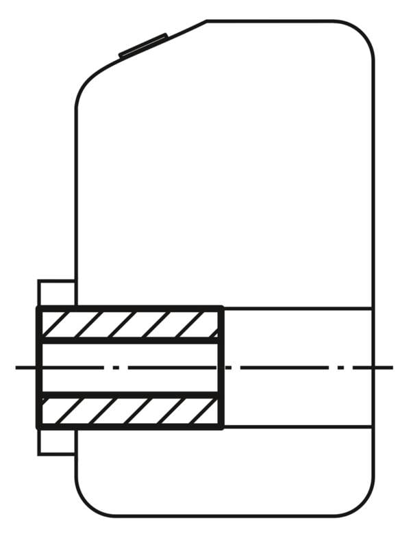Norelem 21940-3025, Verringerung von Bush, Stahl