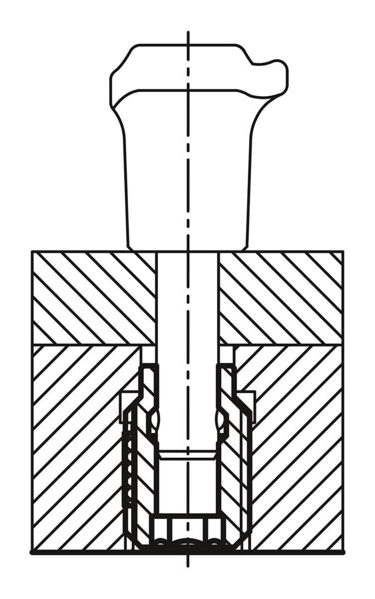 Norelem 03197-11224, Adapterbuchse, rostfreier Stahl-0