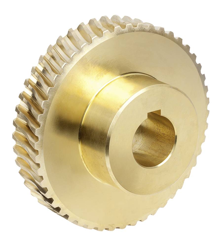 Norelem 22500-802050, Schneckenrad, Messing-2
