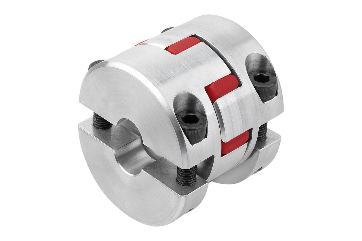 Norelem 23022-25-19920501216, Elastomer-Kupplung, mit Radialklemmnabe, Aluminium-0