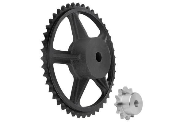 Norelem 22252-10340716022, Ritzel, einzeln, Stahl, blank
