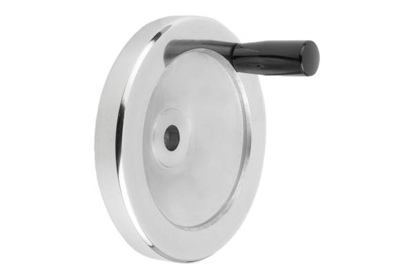 Norelem 06275-2200XCR, Scheibe Handrad, geriebenes Loch, Aluminium
