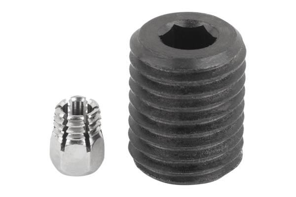Norelem 03099-61-110161, Buchse lokalisieren, 1243, Stahl, gehärtet und schwarz oxidiert