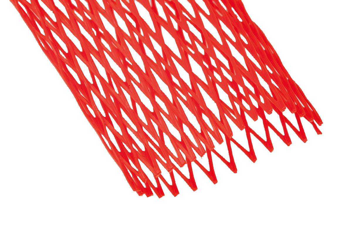 Norelem 96500-050X200003, Schutznetz, sehr leichte Ladung, Polyäthylen, rot-2
