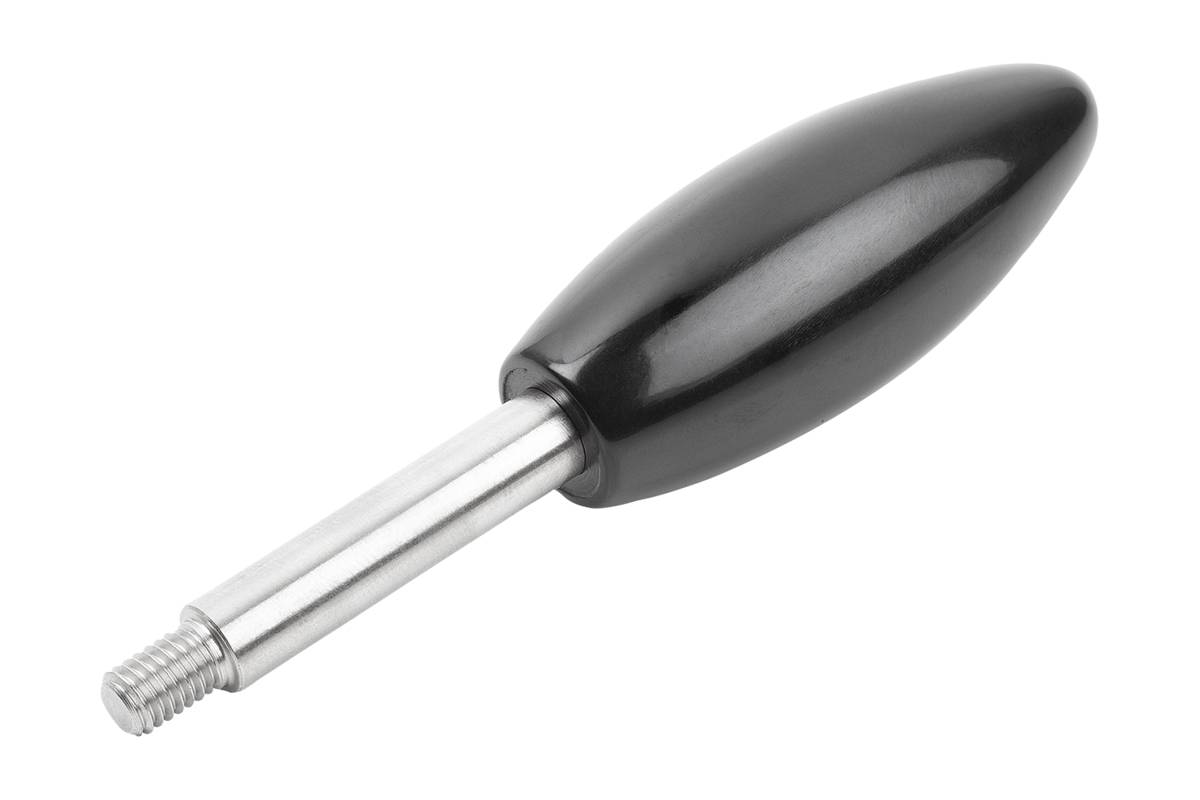 Norelem 06360-17A3X100, Grip Rod, rostfreier Stahl, blank-0