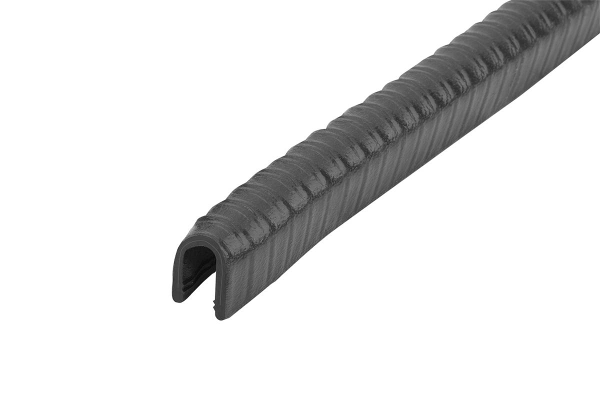 Norelem 96520-415X2000, Kantenschutzprofil, ohne Dichtung, PVC, schwarz-0
