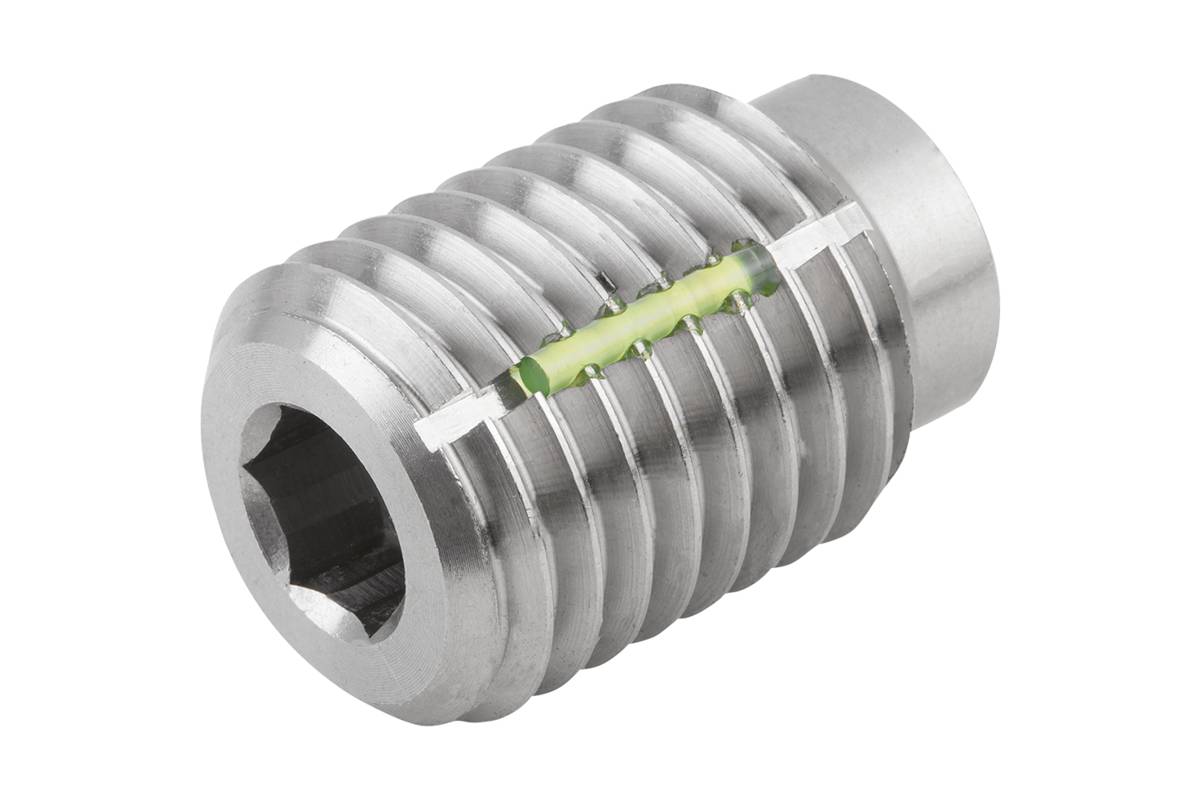 Norelem 03197-106161, Adapterbuchse, mit Gewindesicherung, Edelstahl-1
