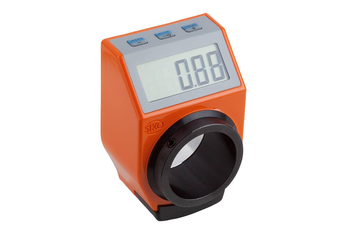 Norelem 21922-11, Positionsanzeiger, digital, Kunststoff, orange-0