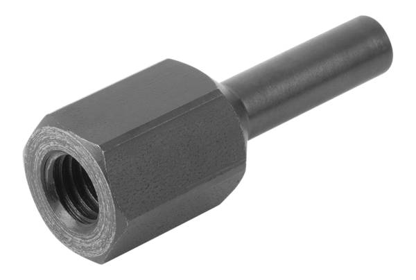 Norelem 02027-2120640, Ruhekissen, Stiftform, Stahl mit hohem Kohlenstoffgehalt, gehärtet, schwarz oxidiert