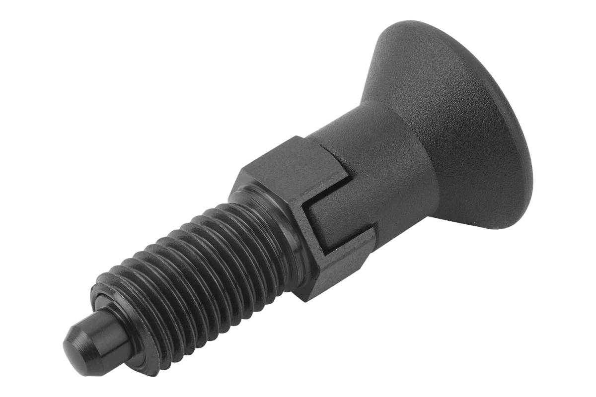 Norelem 03089-3308A6, Indexierungsstößel, mit Sperrschlitz, Stahl, gehärtet-1